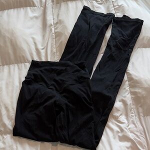 Aerie crossover flares Black Leggings